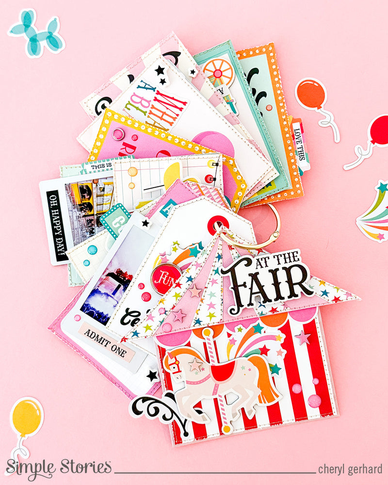 At The Fair mini tag album