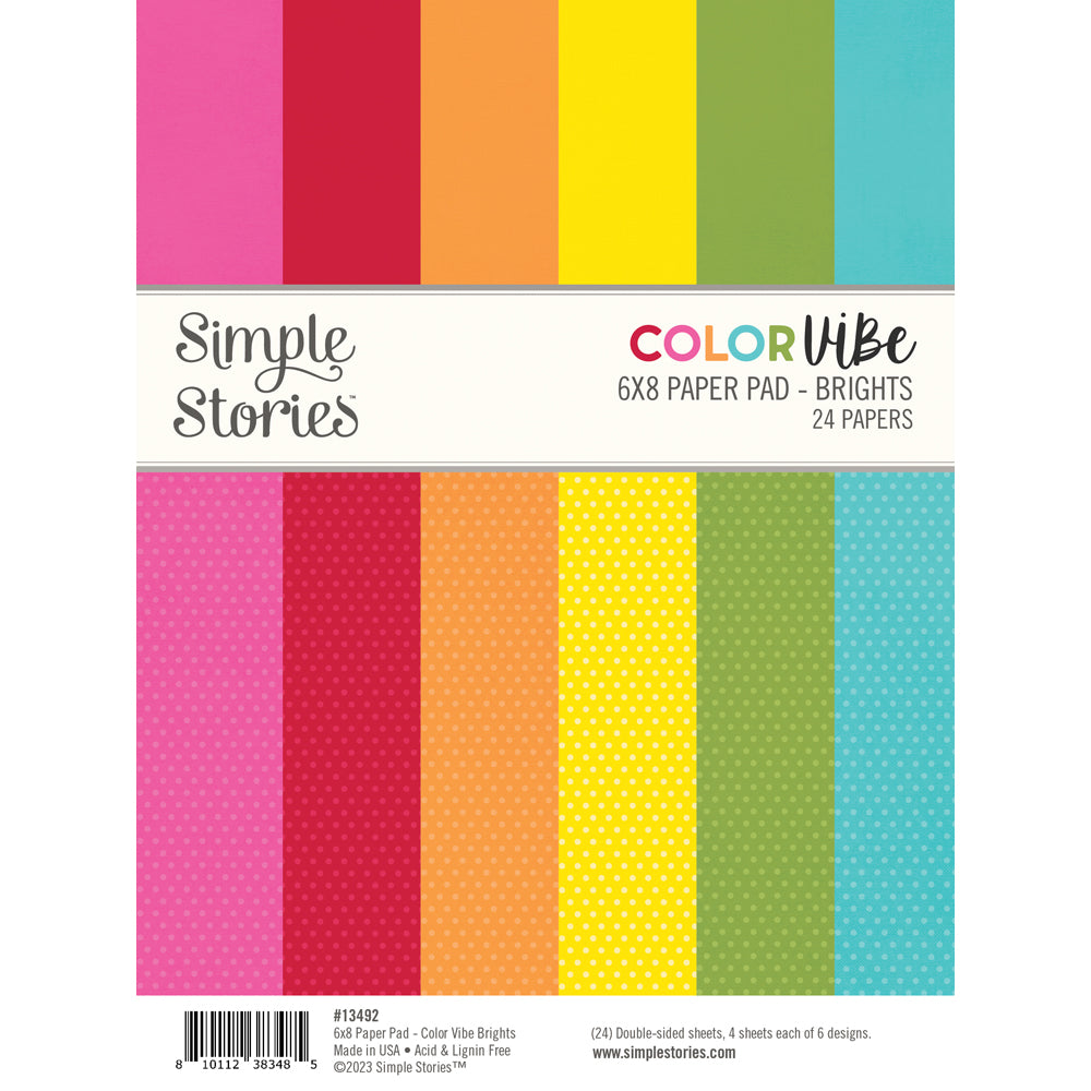 NEW! Color Vibe - 6x8 Pad - Brights