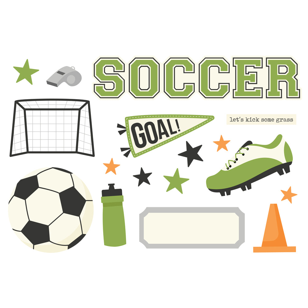 Simple Pages Page Pieces - Soccer