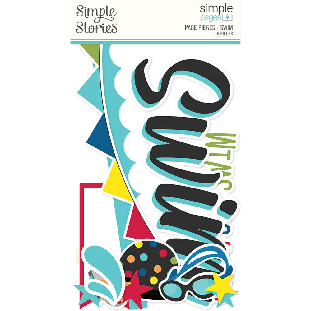 Swim Simple Pages Page Pieces - Unit of 6