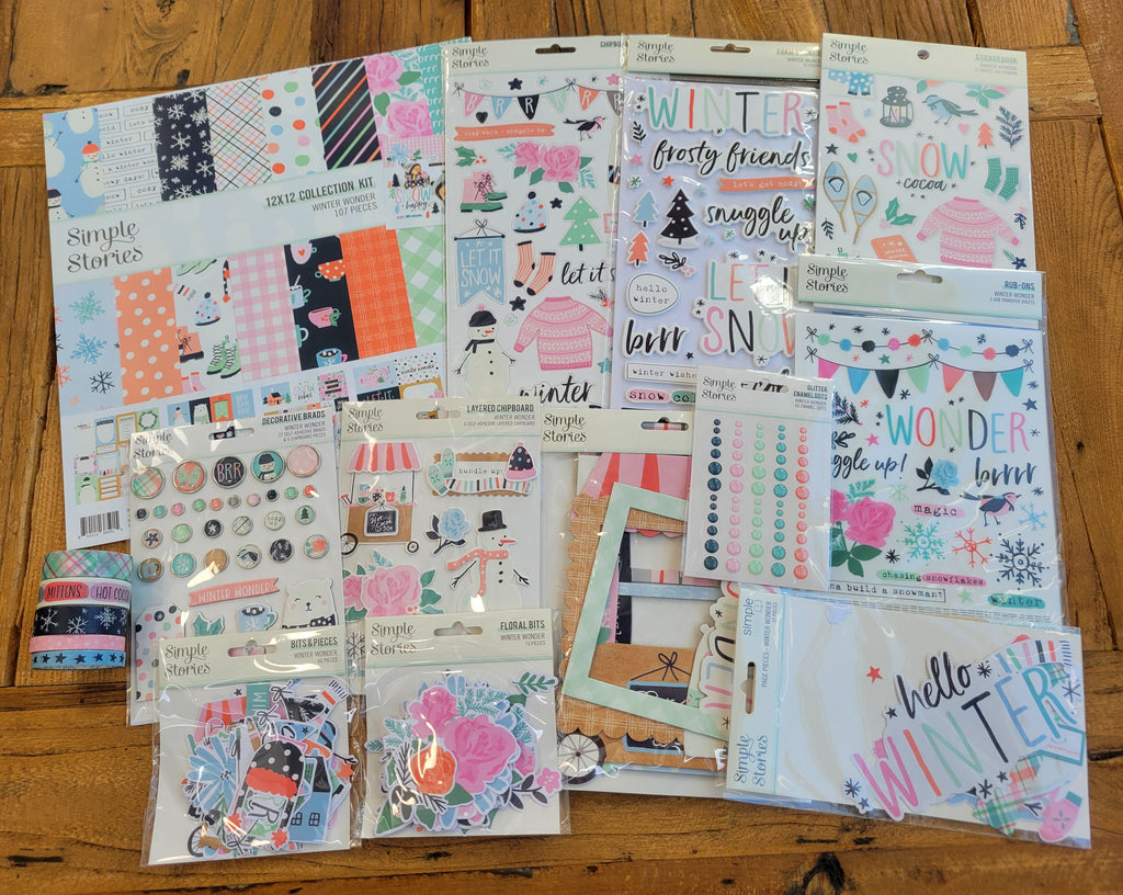 NEW! Winter Wonder Mega Scrapbook Bundle