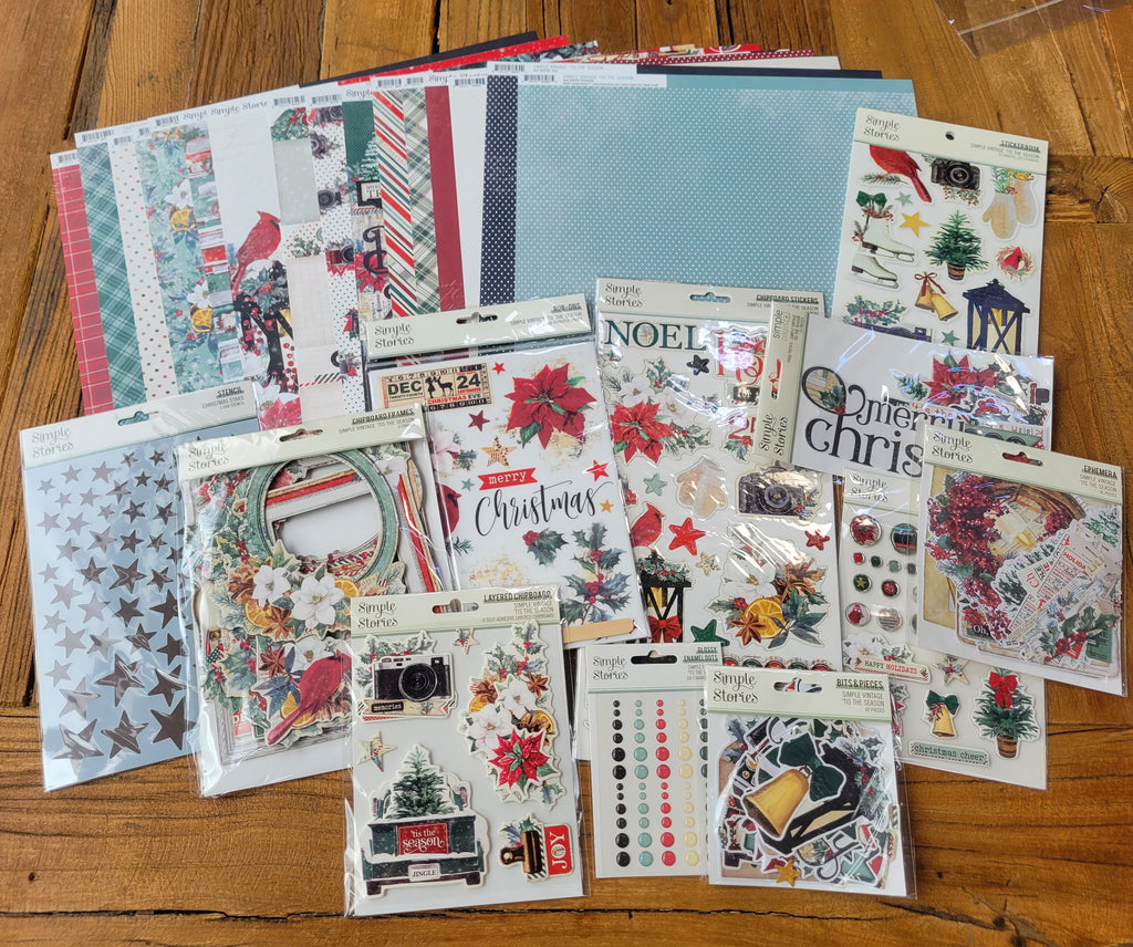 SIMPLE VINTAGE TIS THE SEASON Scrapbook Bundle