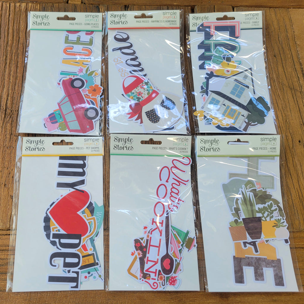 NEW! HOME & FAMILY Page Piece Scrapbook Bundle