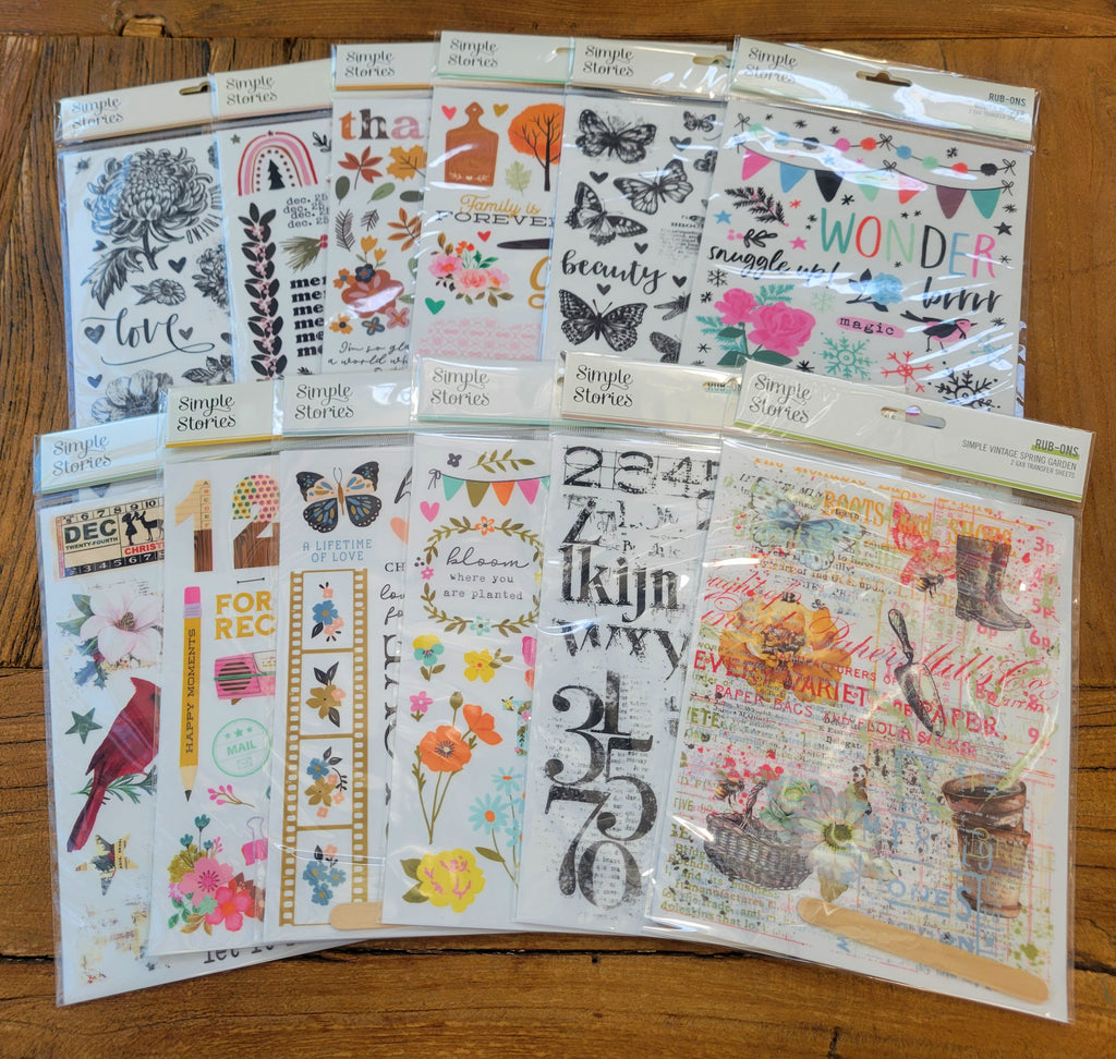 NEW! Rub-Ons Scrapbook Bundle