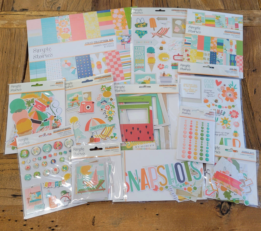 NEW! Summer Snapshots Scrapbook Bundle