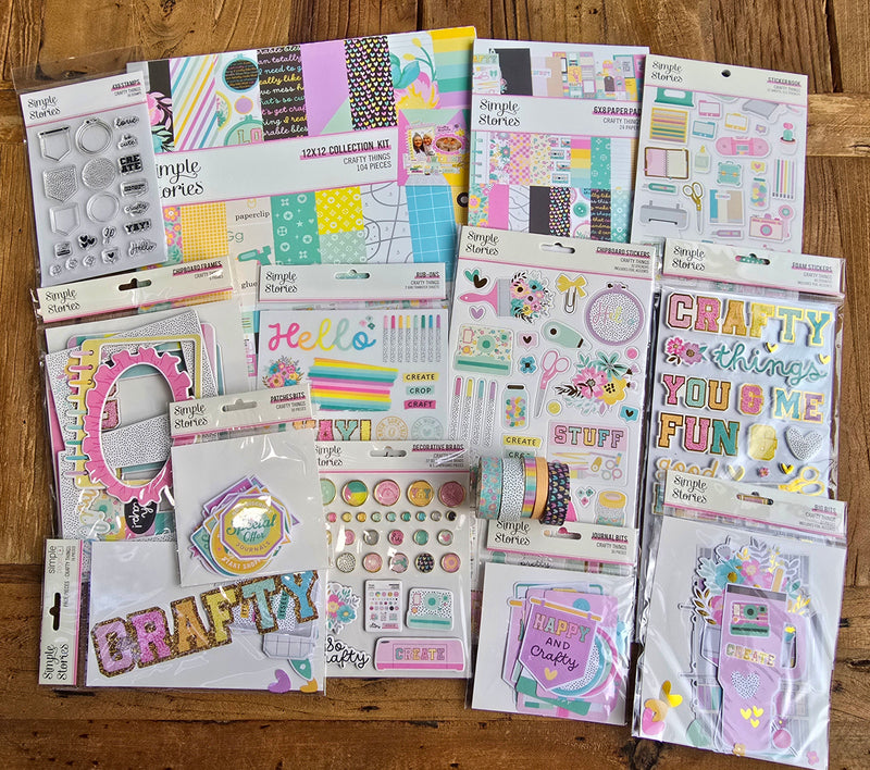 New! Crafty Things Scrapbook Bundle