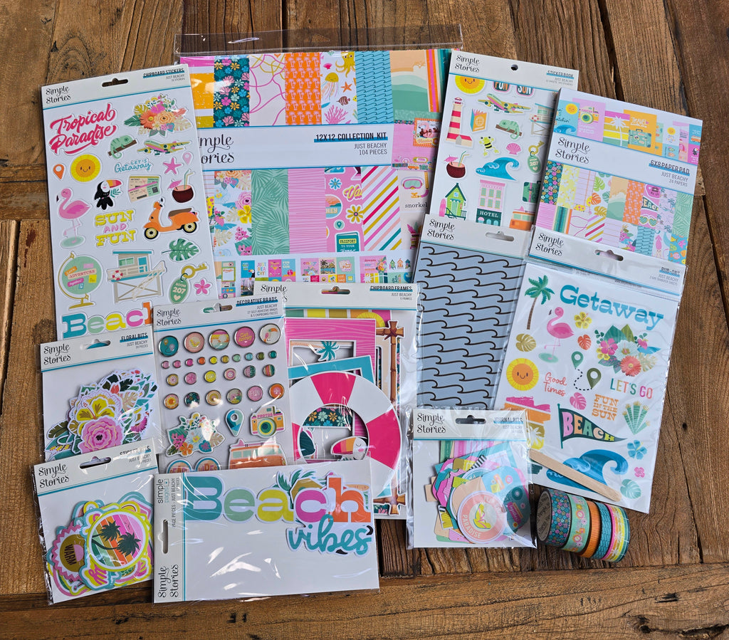 NEW! Just Beachy Scrapbook Bundle