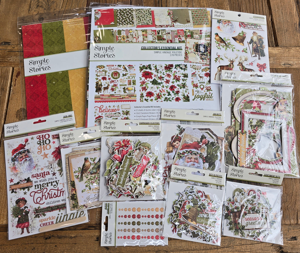 NEW! Simple Vintage Yuletide Scrapbook Bundle