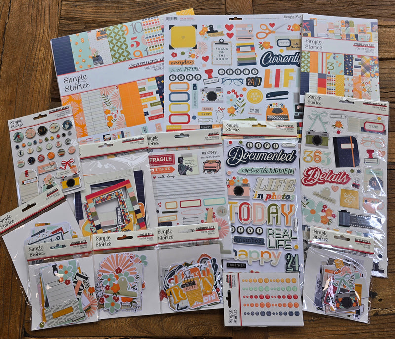 NEW! For The Record Mega Scrapbook Bundle