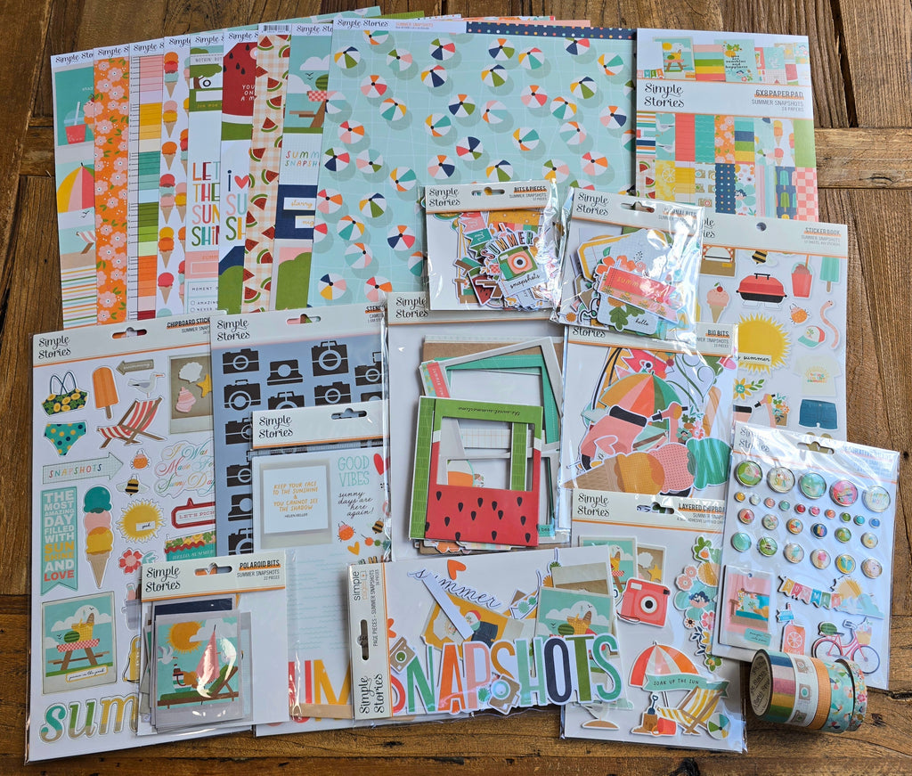 Summer Snapshots Scrapbook Bundle #2