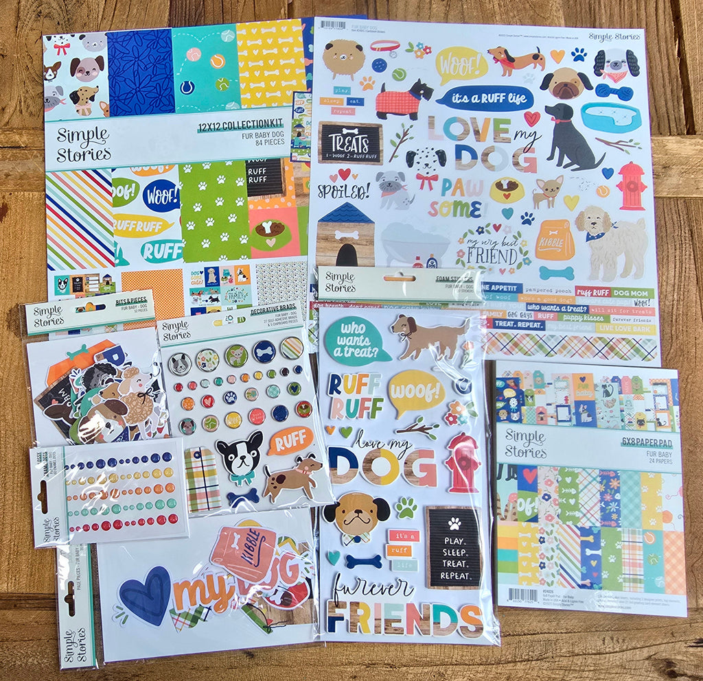 NEW! Fur Baby Dog Scrapbook Bundle