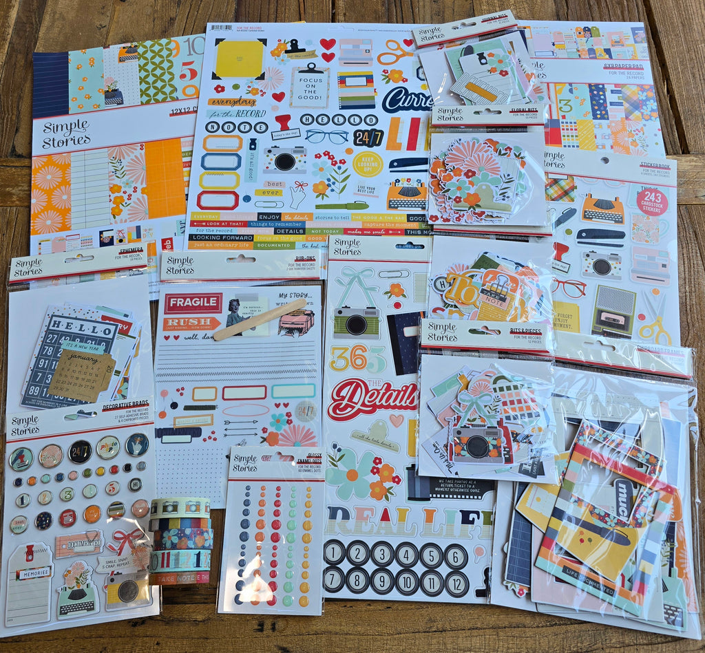 NEW! For The Record Mega Scrapbook Bundle #2