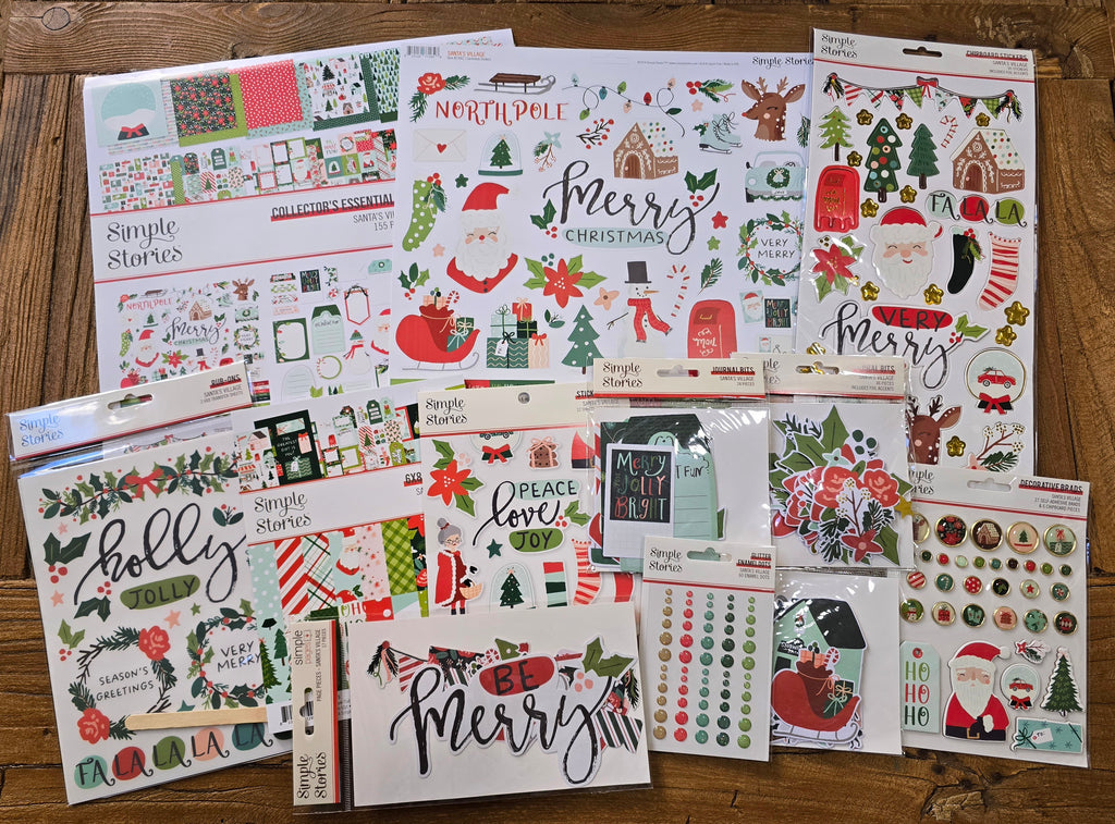 Santa's Village Scrapbook Bundle