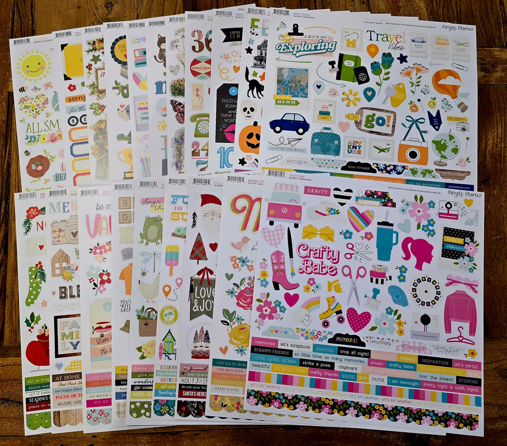 Black Friday Doorbuster - 20 Sticker Sheet Bundle