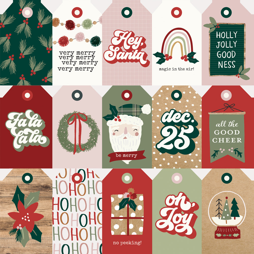 Boho Christmas - Tags