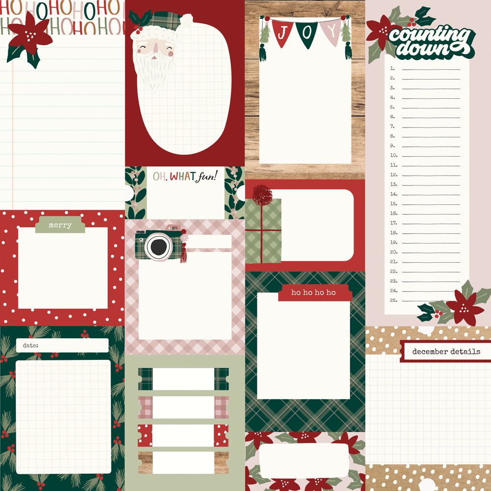 Boho Christmas - Journal Elements