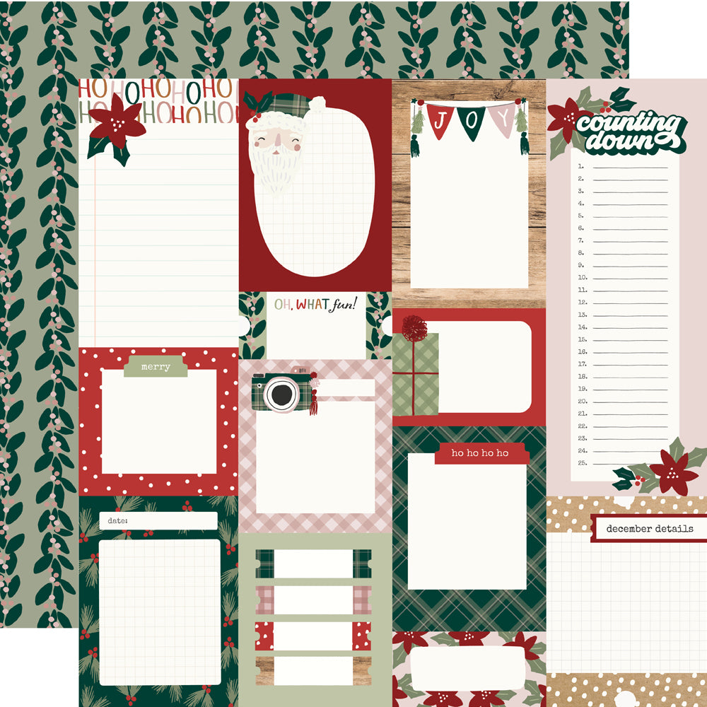 Boho Christmas - Journal Elements