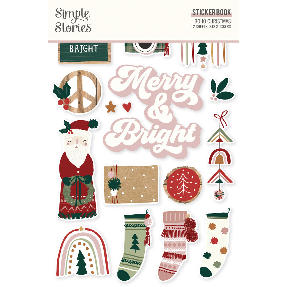 Boho Christmas - Sticker Book