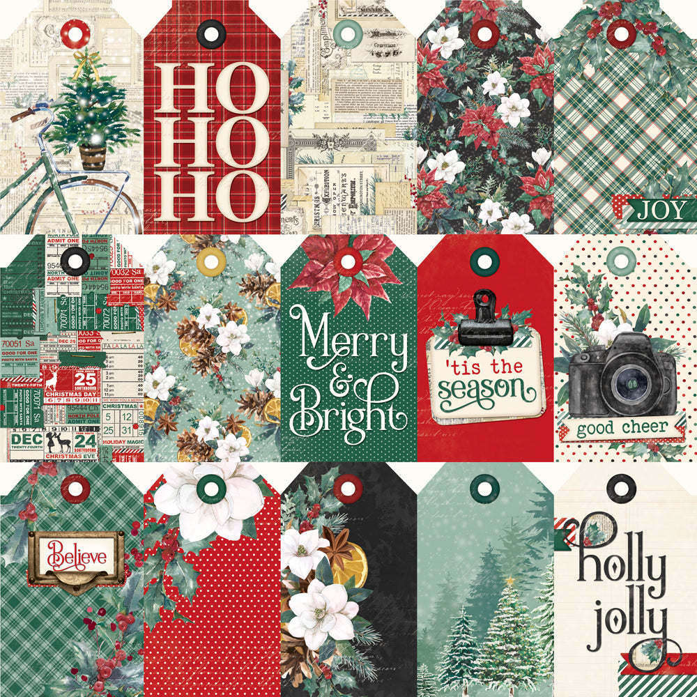 Simple Vintage 'Tis The Season - Tag Elements