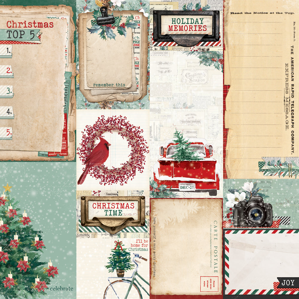 Simple Vintage 'Tis The Season - Journal Elements