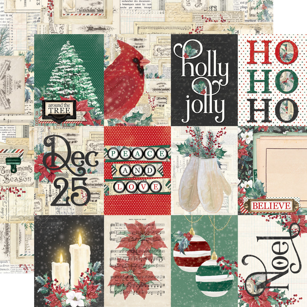 Simple Vintage 'Tis The Season - 3x4 Elements