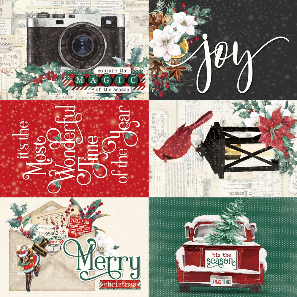 Simple Vintage 'Tis The Season - 4x6 Elements