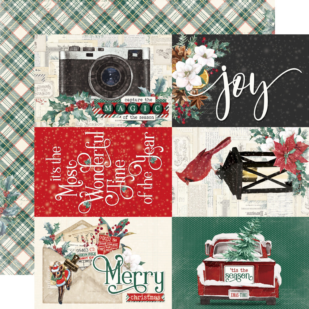 Simple Vintage 'Tis The Season - 4x6 Elements