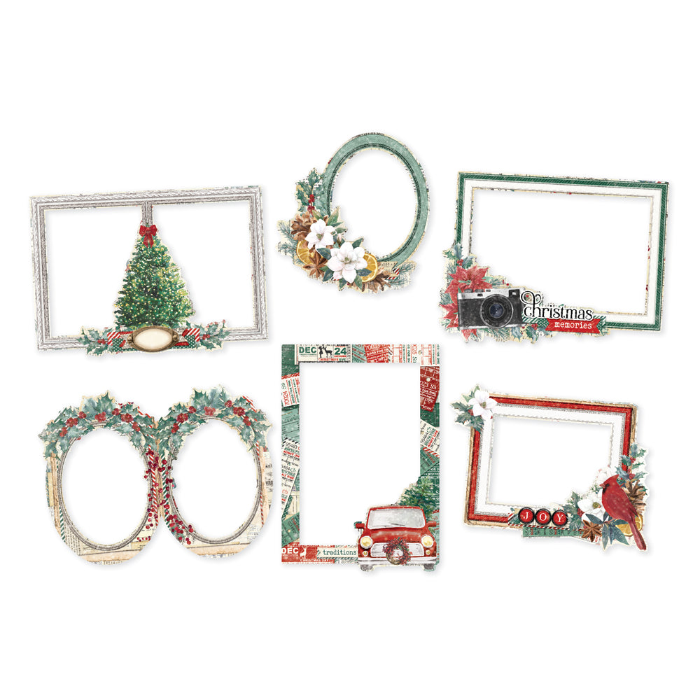 Simple Vintage 'Tis The Season - Chipboard Frames