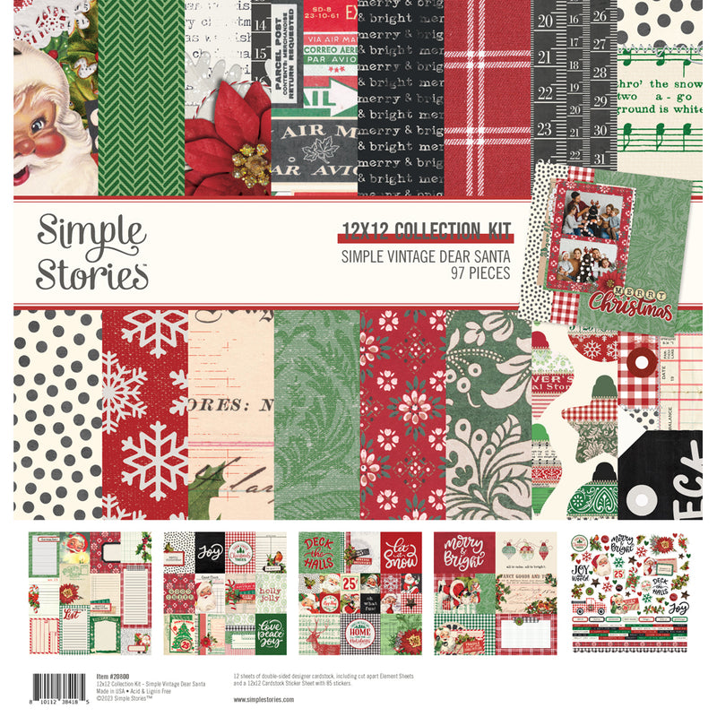 Simple Vintage Dear Santa - Collection Kit