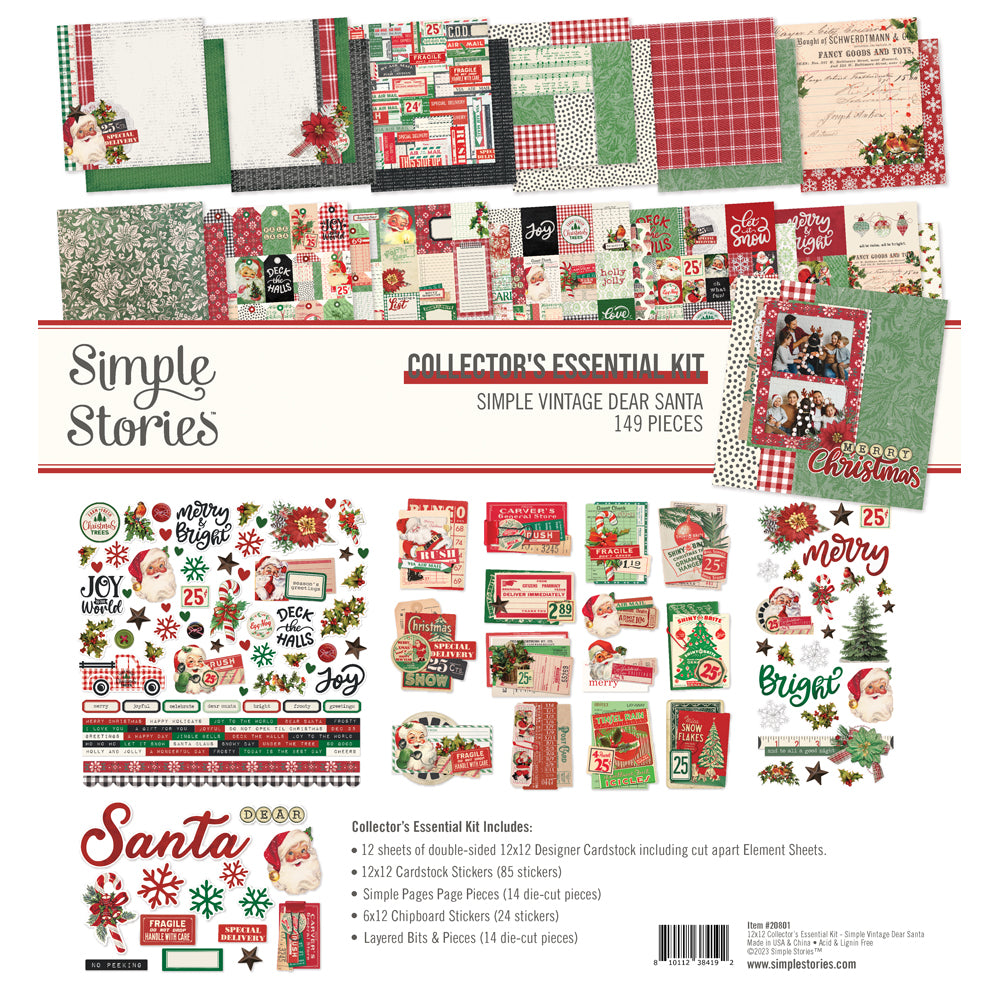 Simple Vintage Dear Santa - Collector's Essential Kit