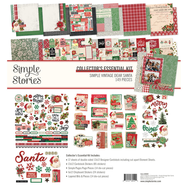 Simple Vintage Dear Santa - Collector's Essential Kit