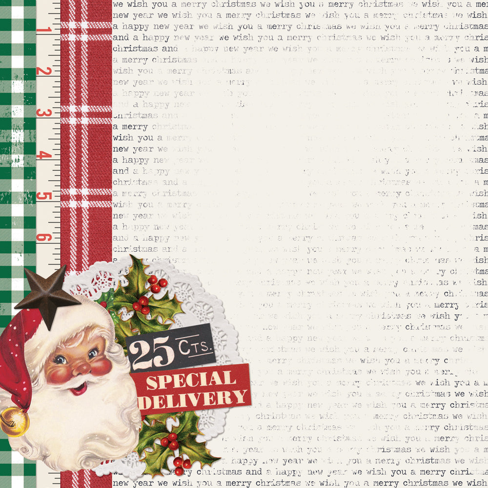 Simple Vintage Dear Santa - Ho Ho Ho