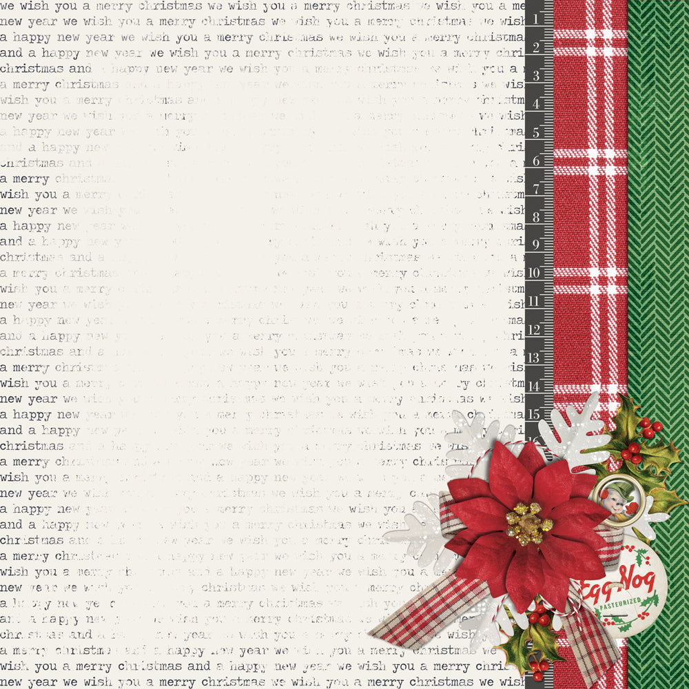 Simple Vintage Dear Santa - Holly + Jolly