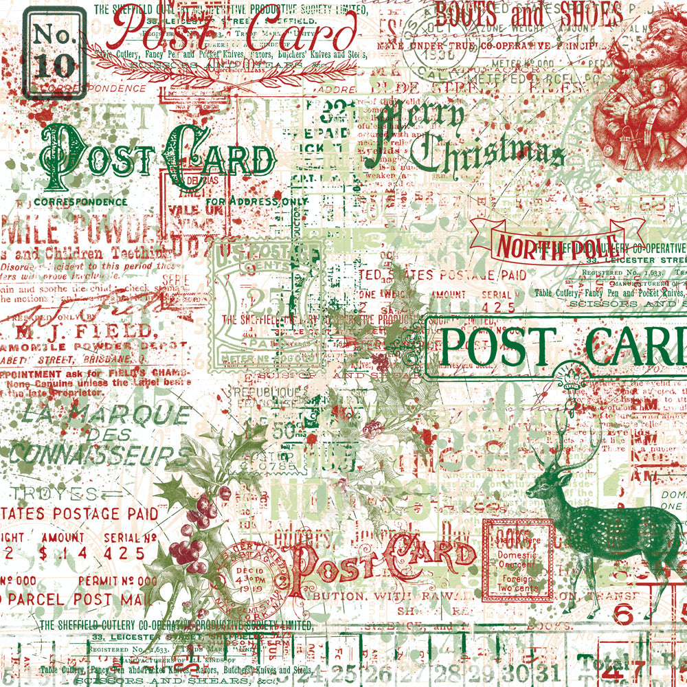 Simple Vintage Dear Santa - Journal Elements