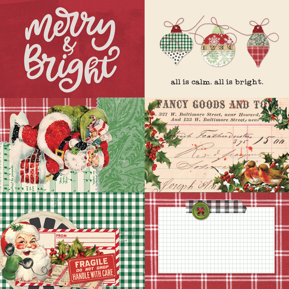 Simple Vintage Dear Santa - 4x6 Elements