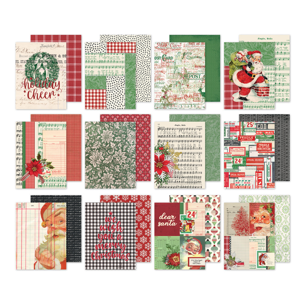 Simple Vintage Dear Santa - 6x8 Pad