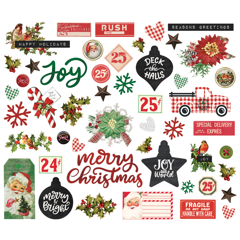 Simple Vintage Dear Santa - Bits & Pieces