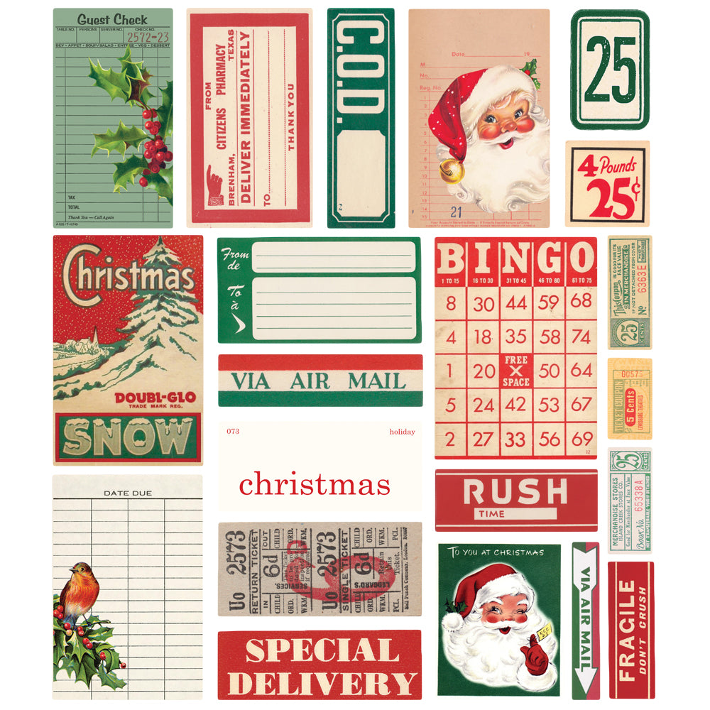 Simple Vintage Dear Santa - Ephemera