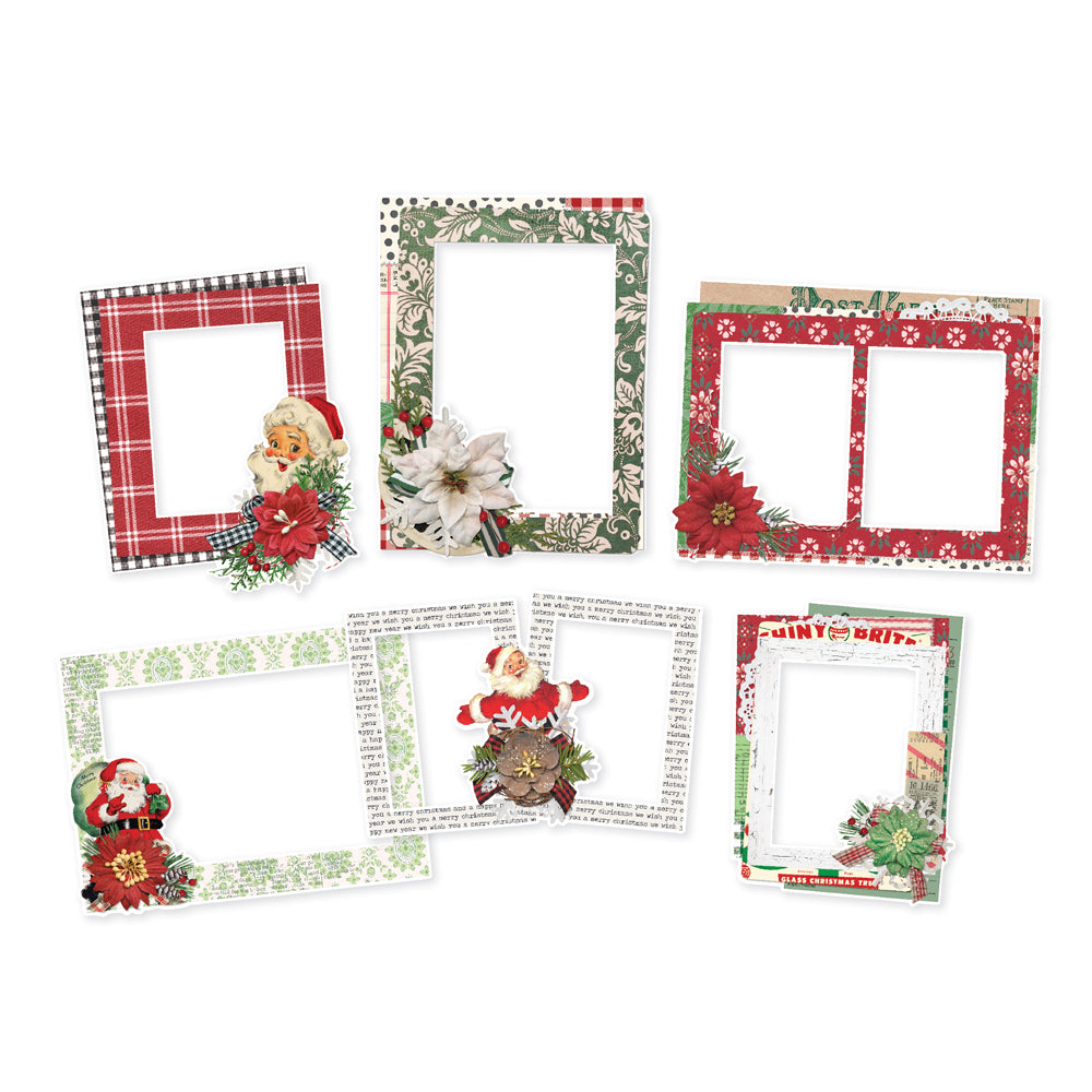 Simple Vintage Dear Santa - Chipboard Frames