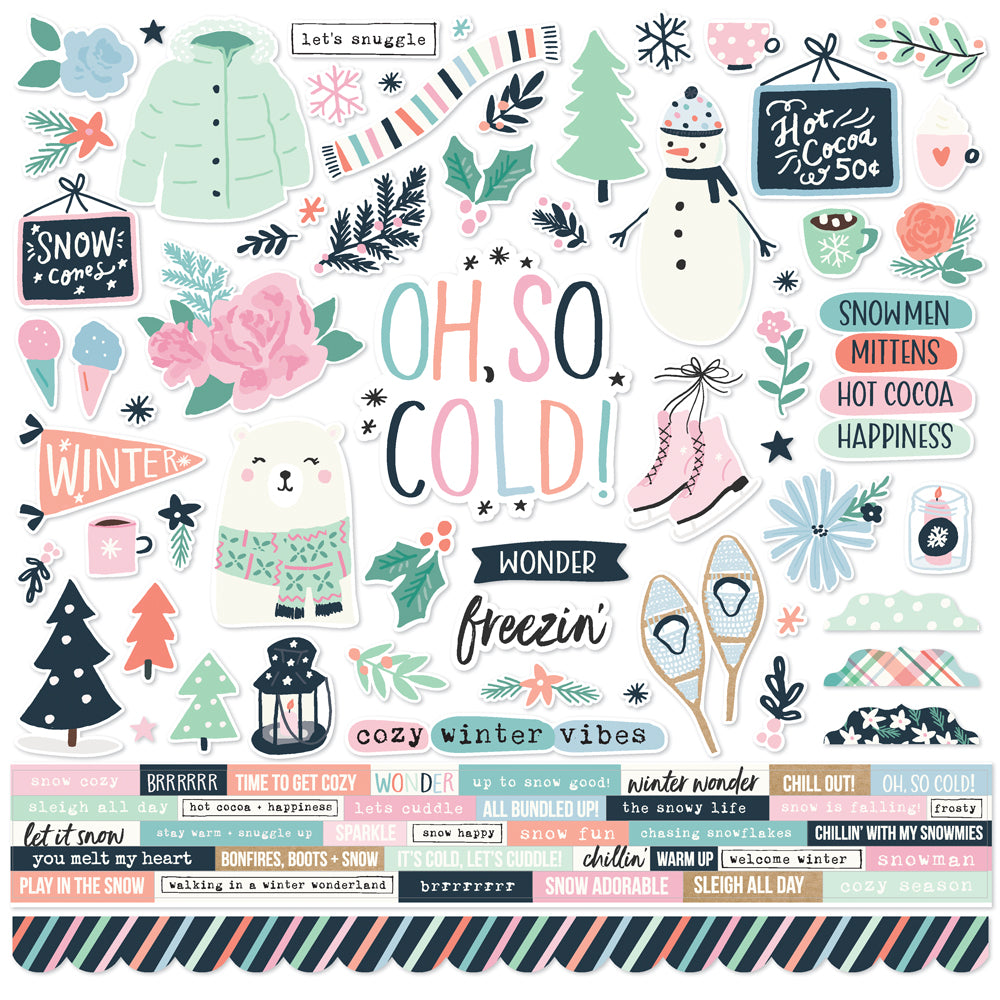 Winter Wonder - Cardstock Stickers