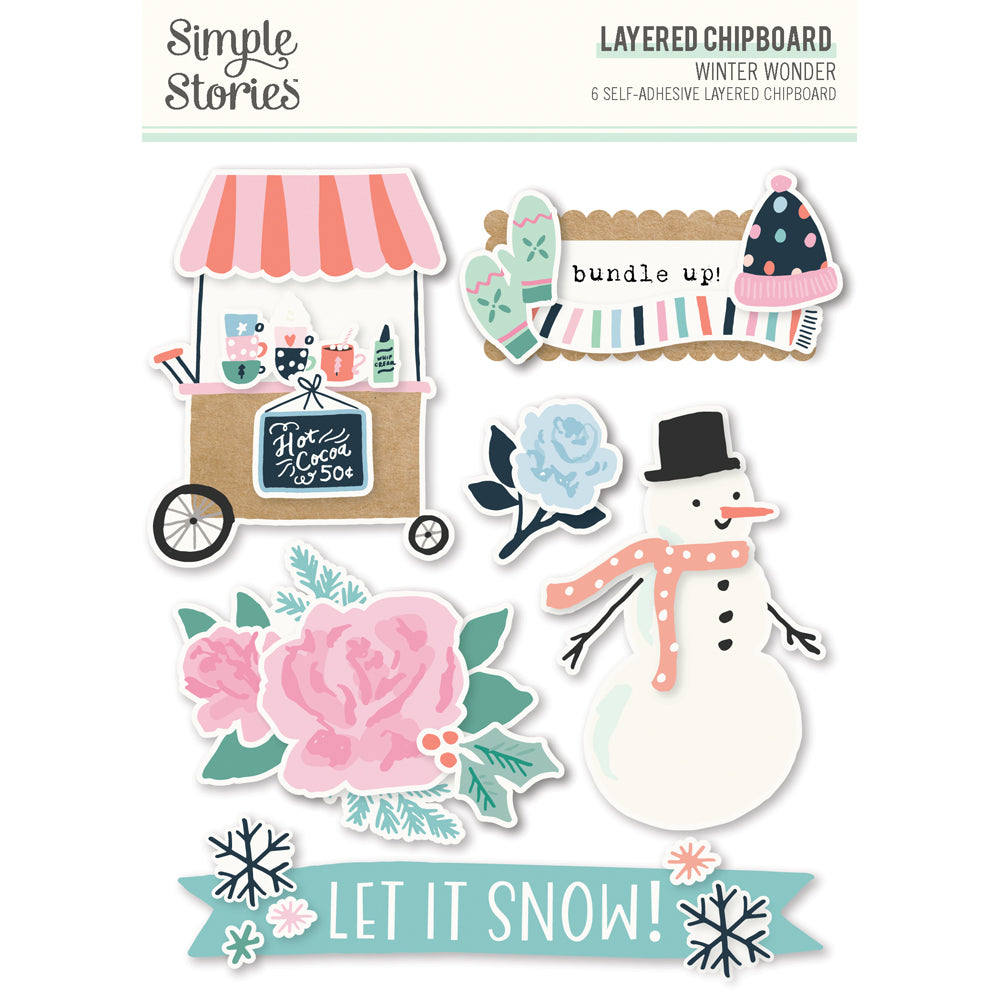 Winter Wonder - Layered Chipboard