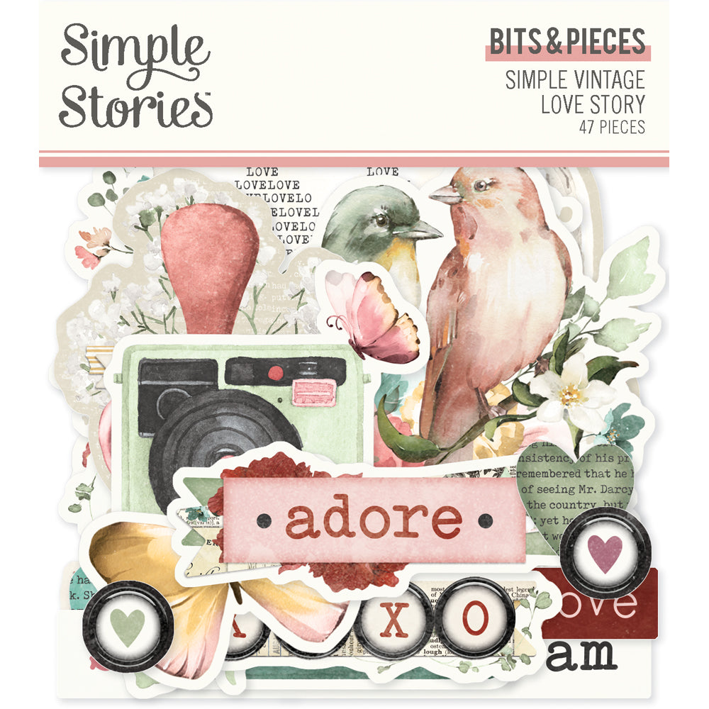 Simple Vintage Love Story - Bits & Pieces