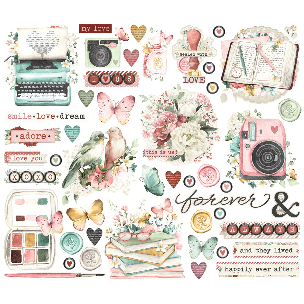 Simple Vintage Love Story - Bits & Pieces