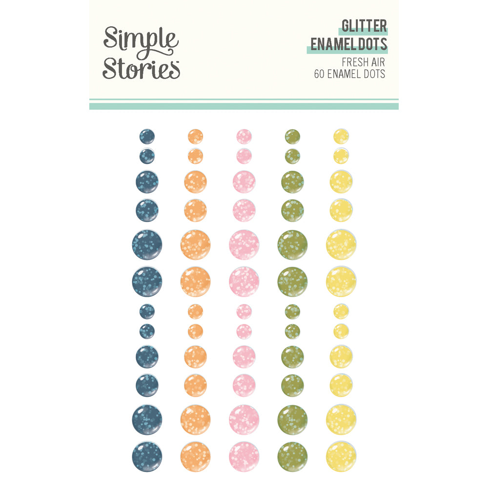 Fresh Air - Glitter Enamel Dots