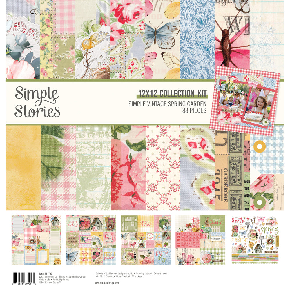 Simple Vintage Spring Garden - Collection Kit