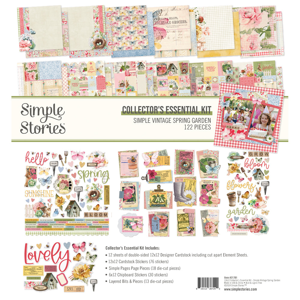 Simple Vintage Spring Garden  - Collectors Essentials Kit