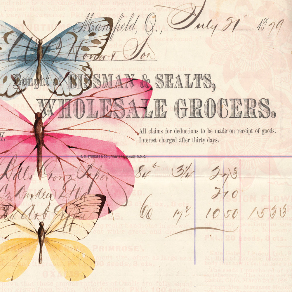 Simple Vintage Spring Garden  - Spread Your Wings