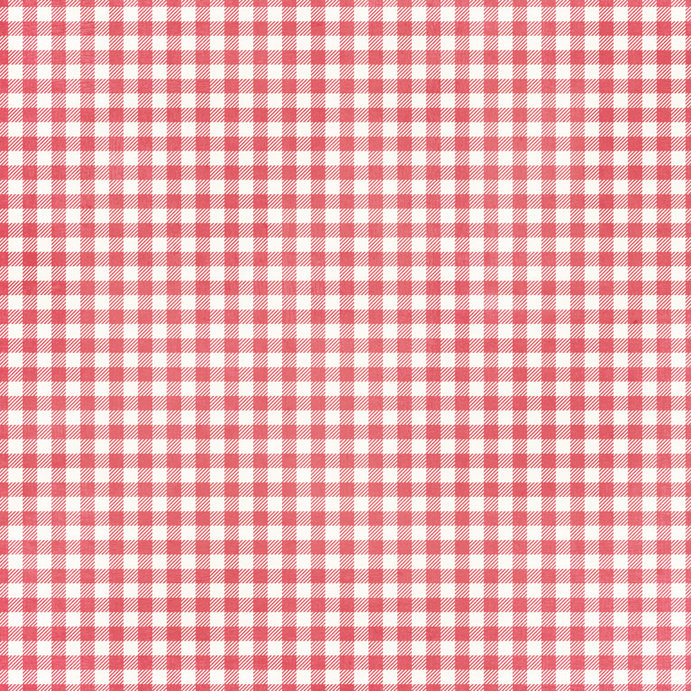 Simple Vintage Spring Garden  - Radish Gingham