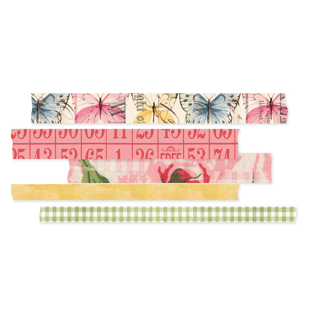 Simple Vintage Spring Garden  - Washi Tape