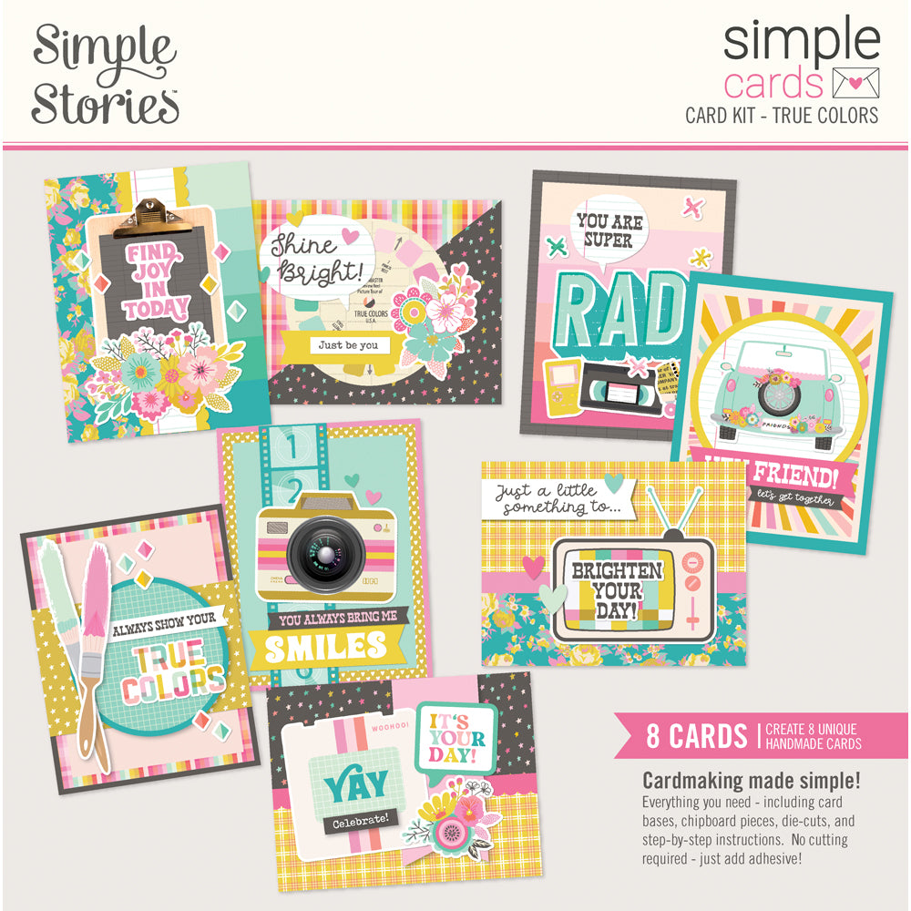 NEW! Simple Cards Card Kit - True Colors